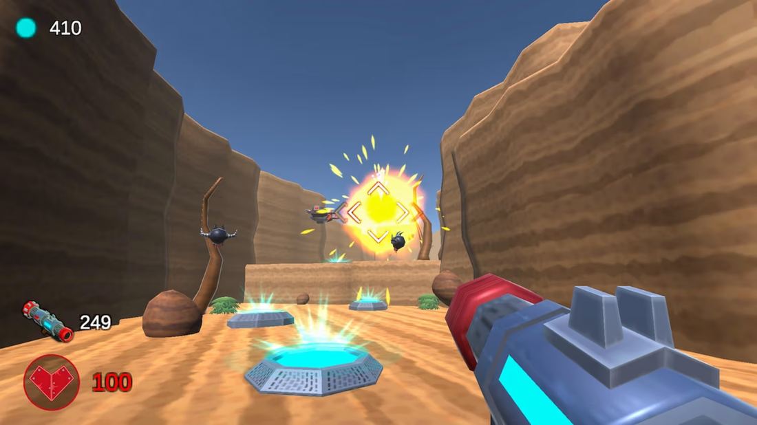 Voxel Panic: a Doom-style FPS